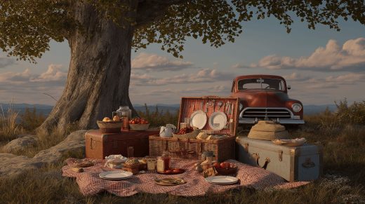 Vintage Picnic puzzle preview
